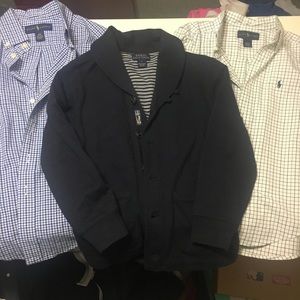 Ralph Lauren Button Down Collared Shirts Cardigan